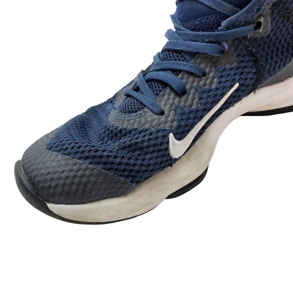 LEBRON JAMES NIKE Navy Blue CV4004-401 Low Top WITNESS Basketball Shoes sz 8 - Picture 11 of 16